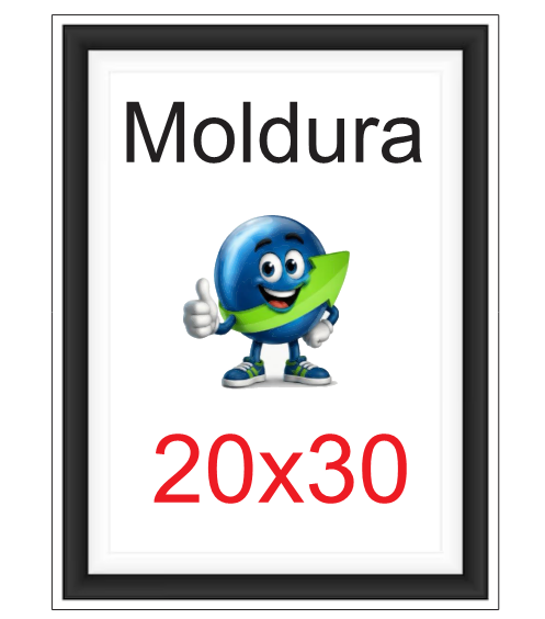 MOLDURA - MADEIRA - 20X30 SEM FOTO