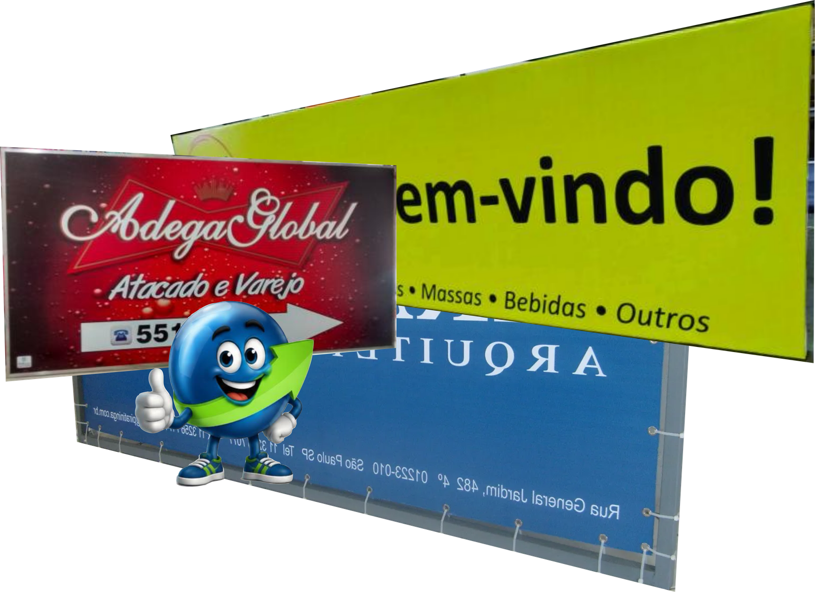 PLACA-METALON+LONA-IMPRESSA - 2,00 A 10MT