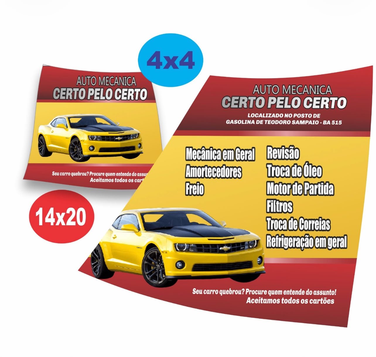 10.000 PANFLETOS 14X20  90G 4X4