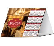500 - CALENDÁRIO DE MESA - COUCHÊ 250g