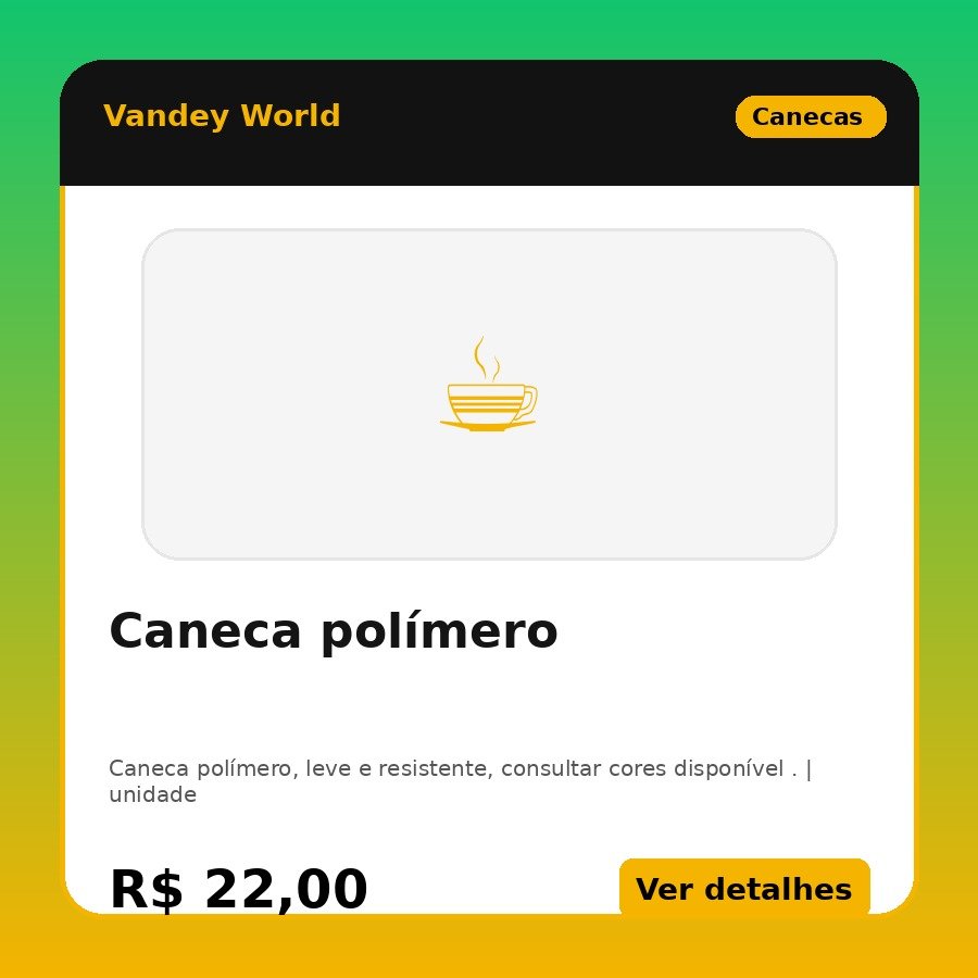 Caneca polímero