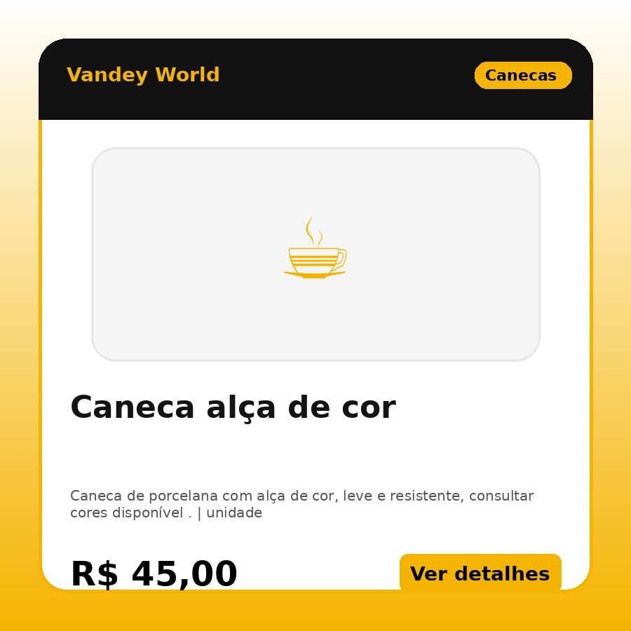 Caneca alça de cor