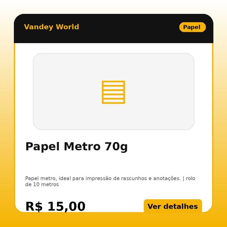 Papel Metro 70g