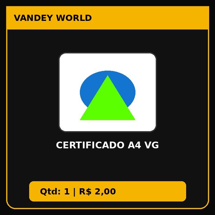 CERTIFICADO A4 VG
