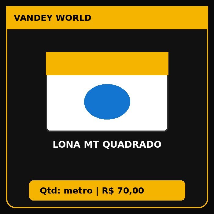 LONA MT QUADRADO