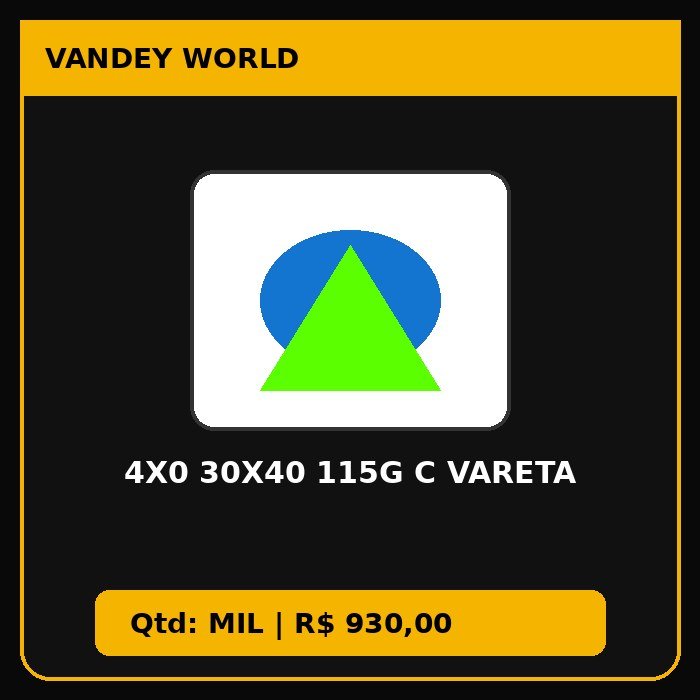 4X0 30X40 115G C VARETA