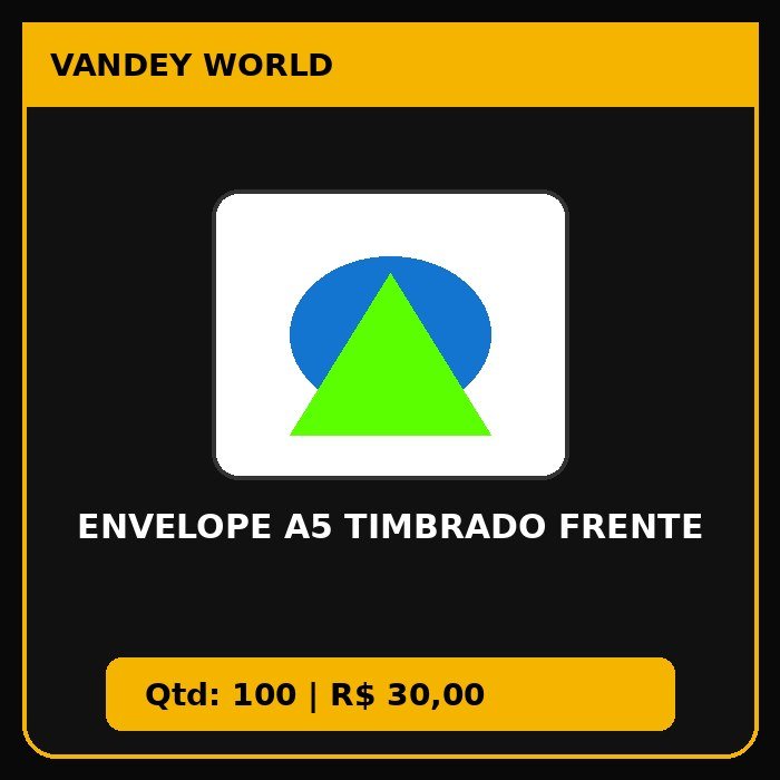 ENVELOPE A5 TIMBRADO FRENTE