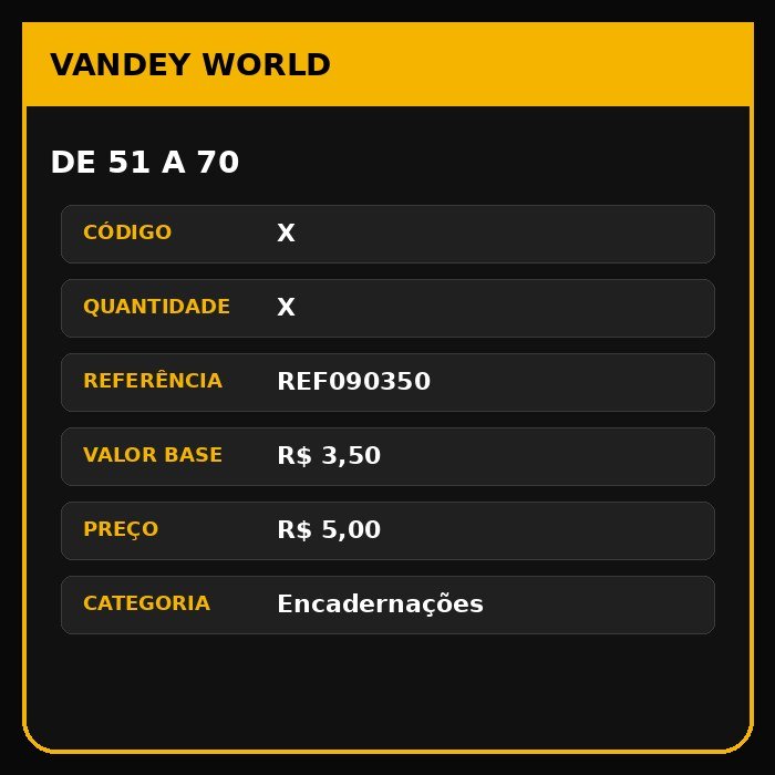 DE 51 A 70