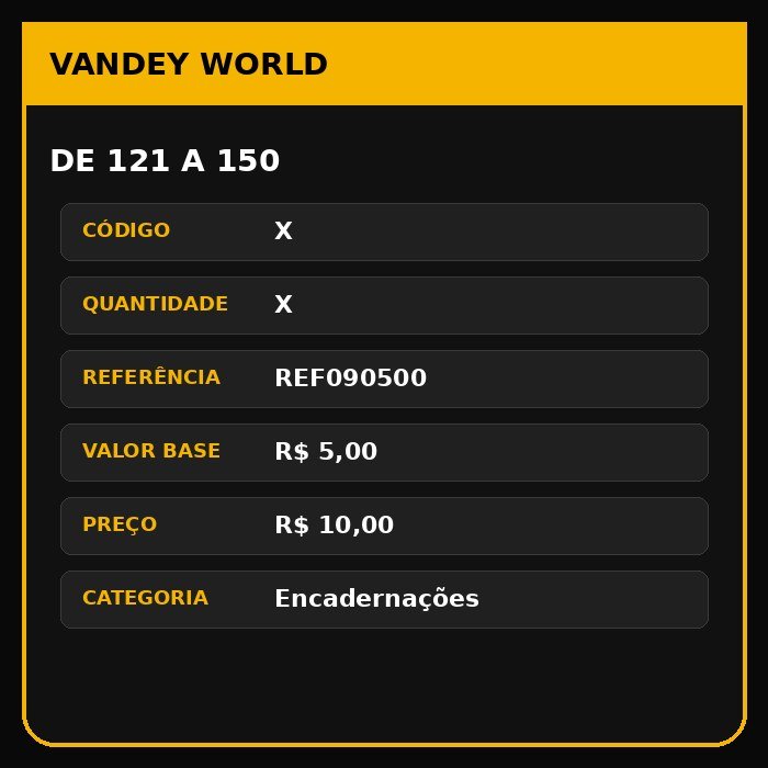 DE 121 A 150
